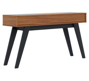 Arrimo rectangular Riviera café oscuro