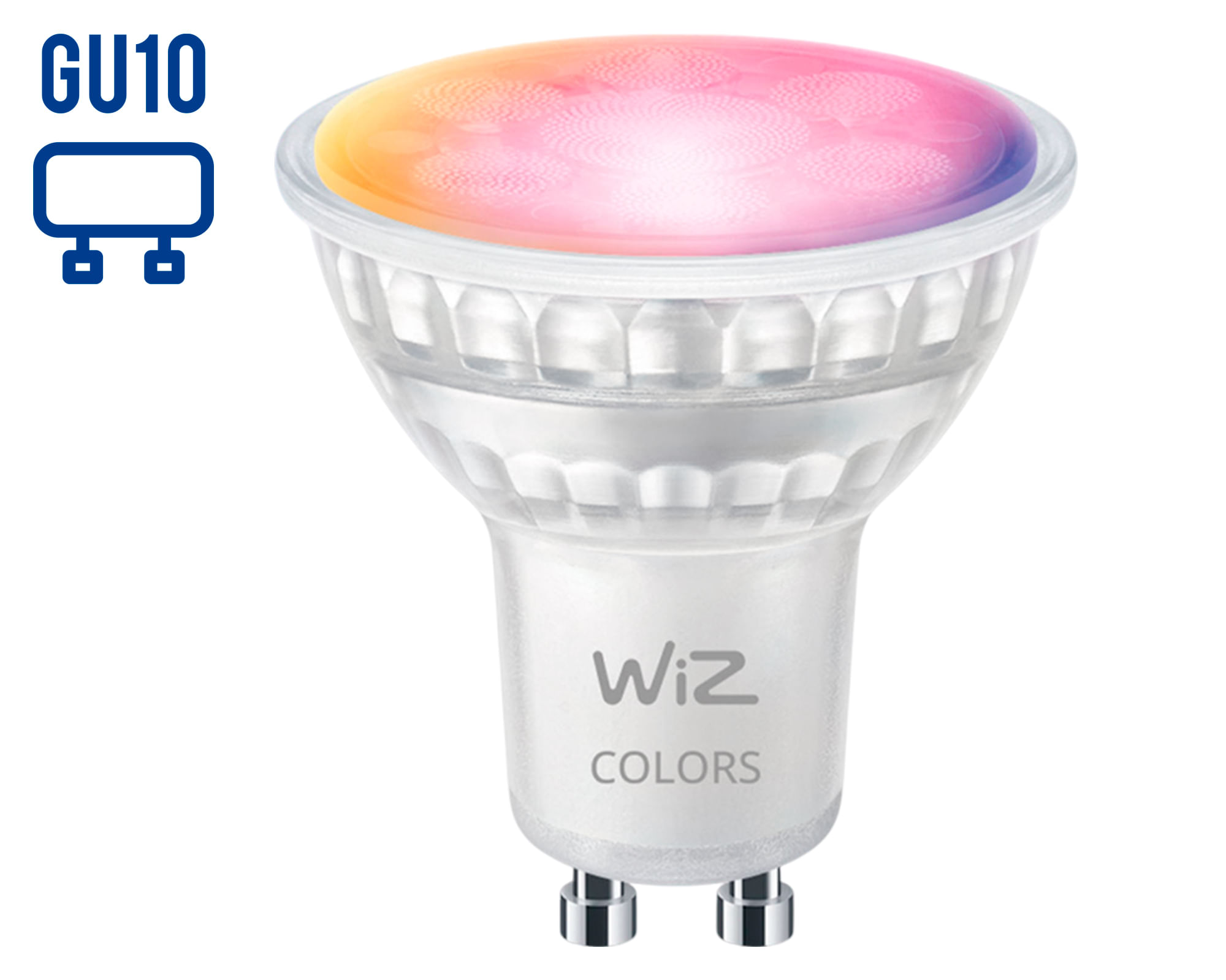 Ampolleta Inteligente WiFi 4.7W GU10 luz color