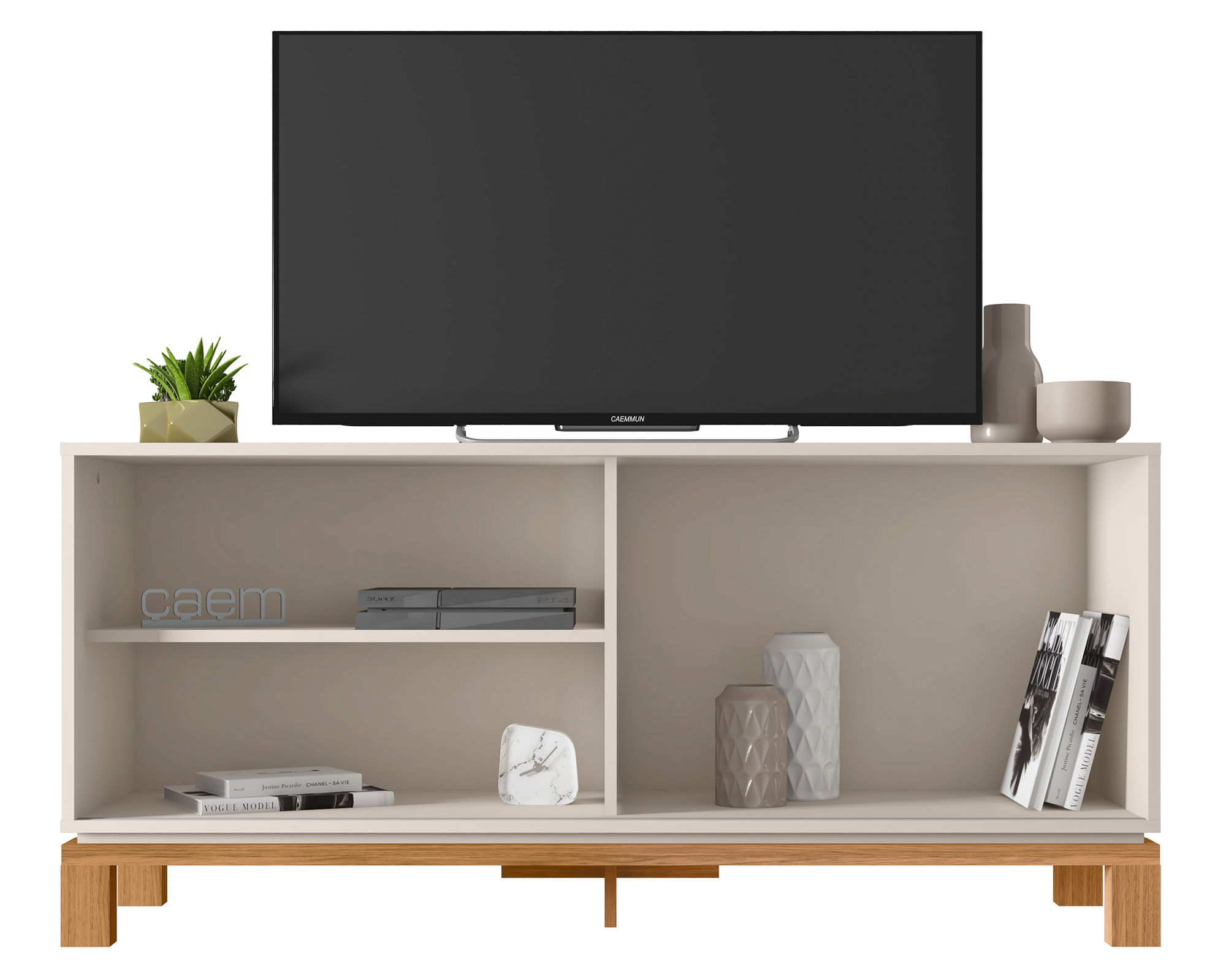 Decocasa Rack TV 45" Mondrian Off White