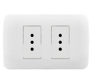 Toma corriente doble blanco 10A