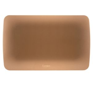 Placa armada ciega 250V café titanio