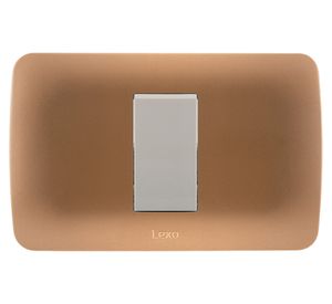 Interruptor simple 9/12 beige 10A