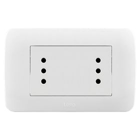 Toma corriente dúplex blanco 10A