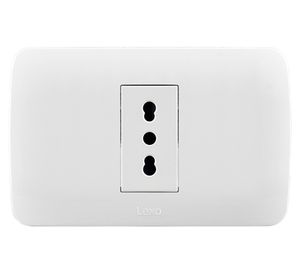 Toma corriente simple blanco 10/16A