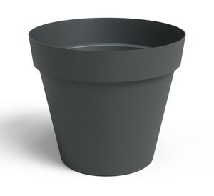 Maceta Capri antracita 30 cm