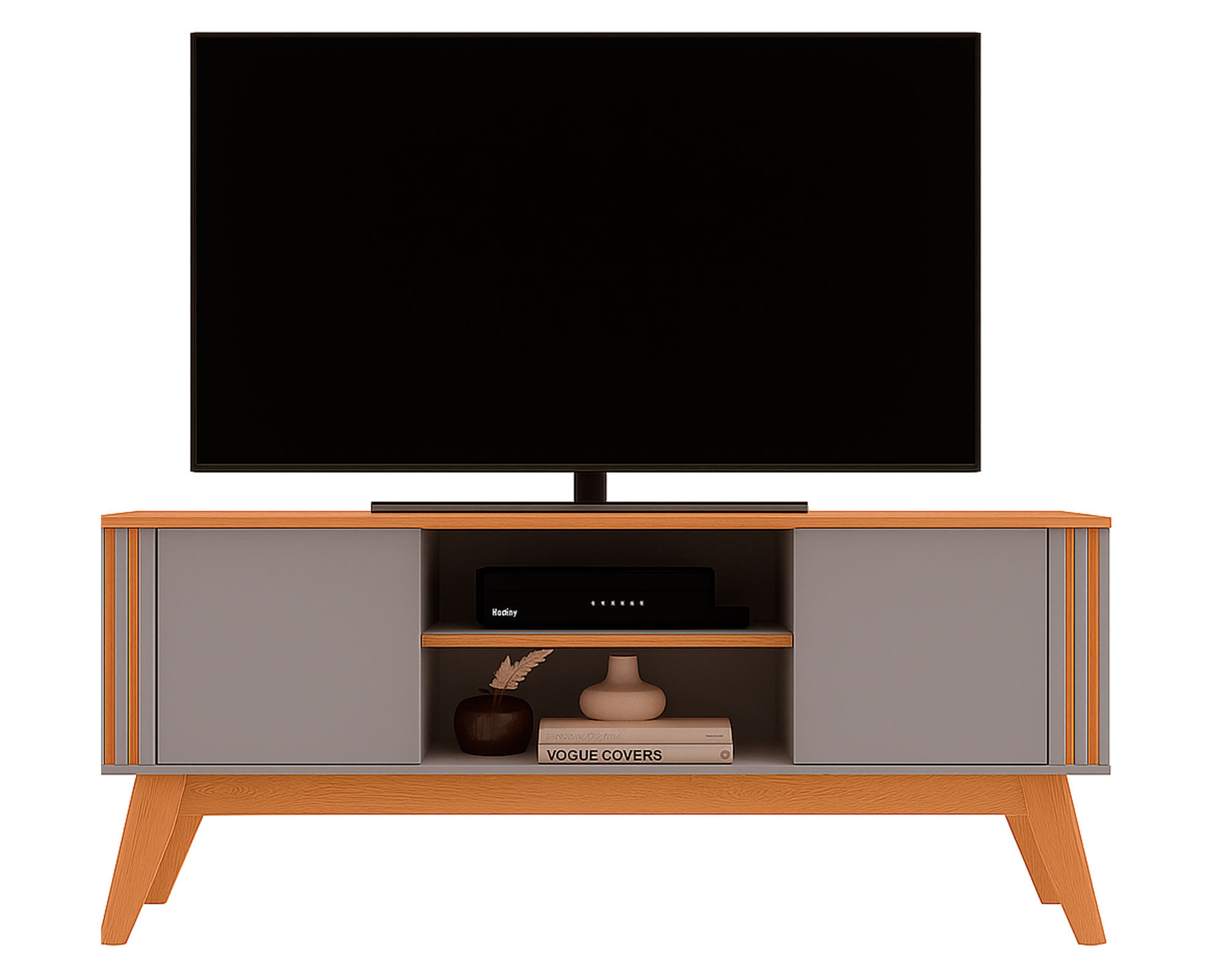 Exit Rack TV 65" Vitta gris/canela