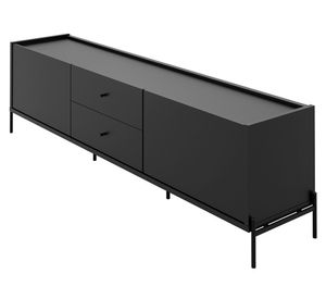 Rack TV 75" Jasper 220 cm negro