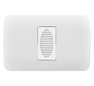 Placa armada zumbador 10A 250V blanco