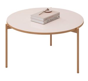 Mesa centro redonda Bela beige