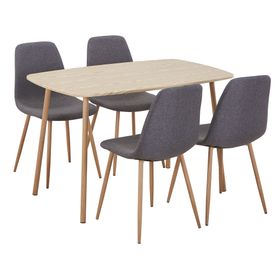 Comedor Clio 4 sillas 76x120x75 cm
