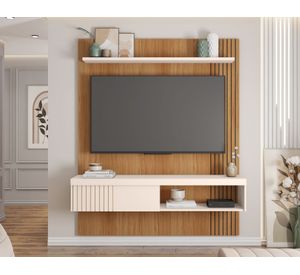 Rack TV 55" Jade Off White/castaño