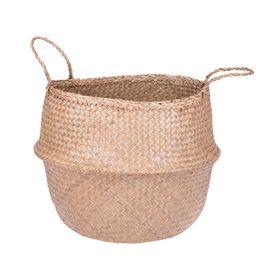 Canasto decorativo fibra natural 40x45 cm