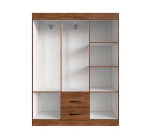 Clóset Roberta café 6 puetas 2 cajones