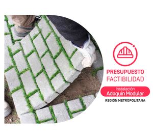 Visita de Factibilidad Instalación de Adoquín Modular (REGIÓN METROPOLITANA)