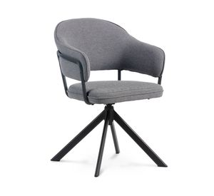 Silla escritorio Stanford giratoria gris oscuro