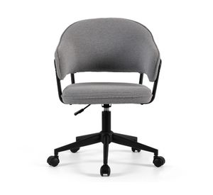 Silla escritorio Stanford con ruedas gris oscuro