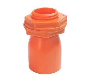 Terminal HE PVC con tuerca 40 mm