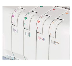 Máquina de coser Overlock ME máxima blanco