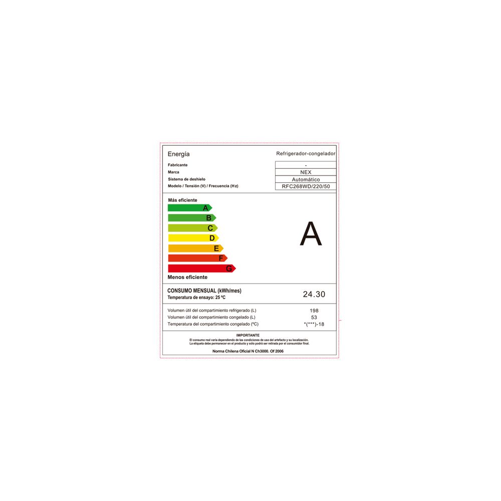 Refrigerador No frost 251 litros RFC268NX-2, foto 12