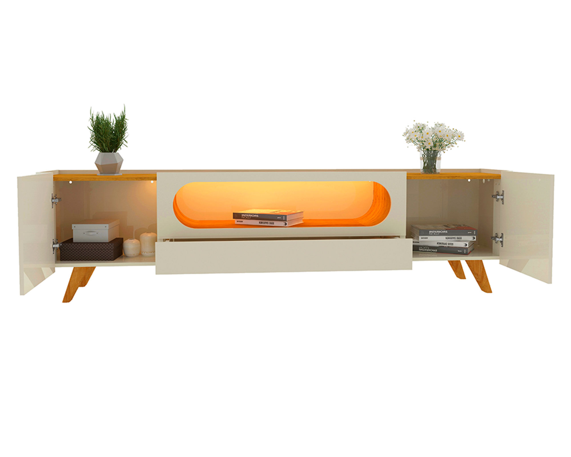 Decocasa Rack TV 75'' Nobre