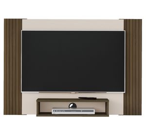 Panel TV Cine 47" café pino/ beige claro