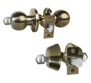 Set Cerradura acceso + cerrojo llave/llave