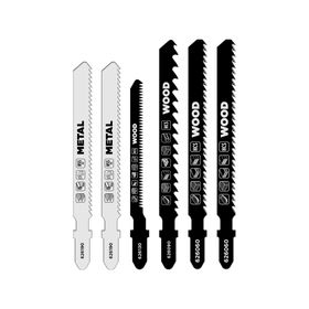 6 Hojas calar madera/metal T