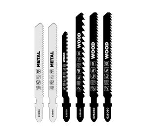 6 Hojas calar madera/metal T