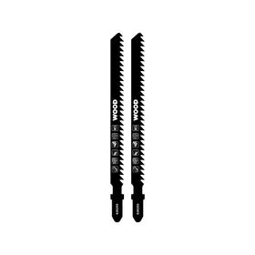 2 Hojas calar madera T corte grueso
