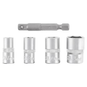 Dados Hexagonales 7-8-10-13 mm + Adaptador 50 mm