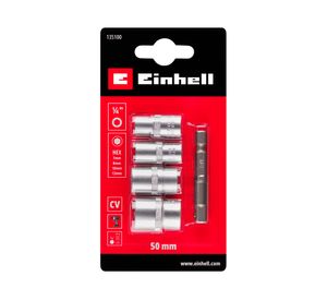 Dados Hexagonales 7-8-10-13 mm + Adaptador 50 mm