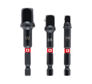 3 Adaptadores Dados 1/4-3/8-1/2