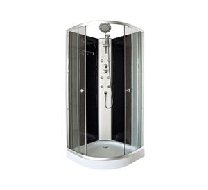 Cabina 198x90x90 cm Curva 6 Jets negro