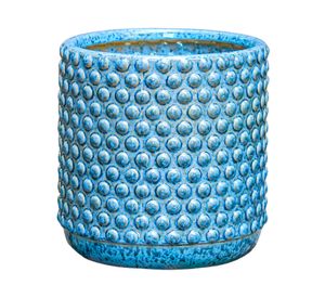 Macetero Oslo azul 20x20 cm