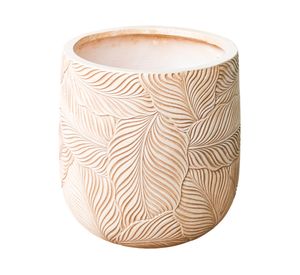 Macetero Amalfi beige 48.5x41 cm