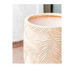 Macetero Amalfi beige 48.5x41 cm