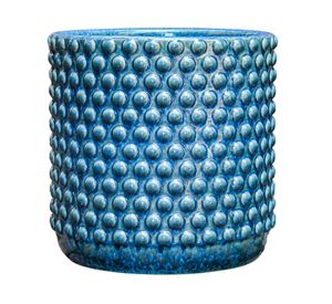 Macetero Oslo azul 40x40 cm