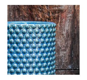 Macetero Oslo azul 40x40 cm