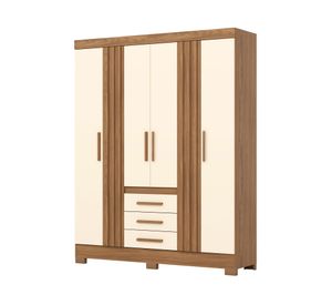 Clóset Cloe 6 puertas 3 cajones off white