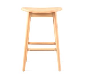 Taburete medio madera Nahla natural