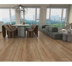 Piso vinílico SPC Kentaro café 5 mm 2.2 m2