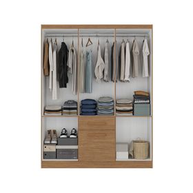 Clóset 6 puertas 1 cajón 1 zapatera acacia
