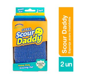 Esponja Scour Daddy Steel 2 un.