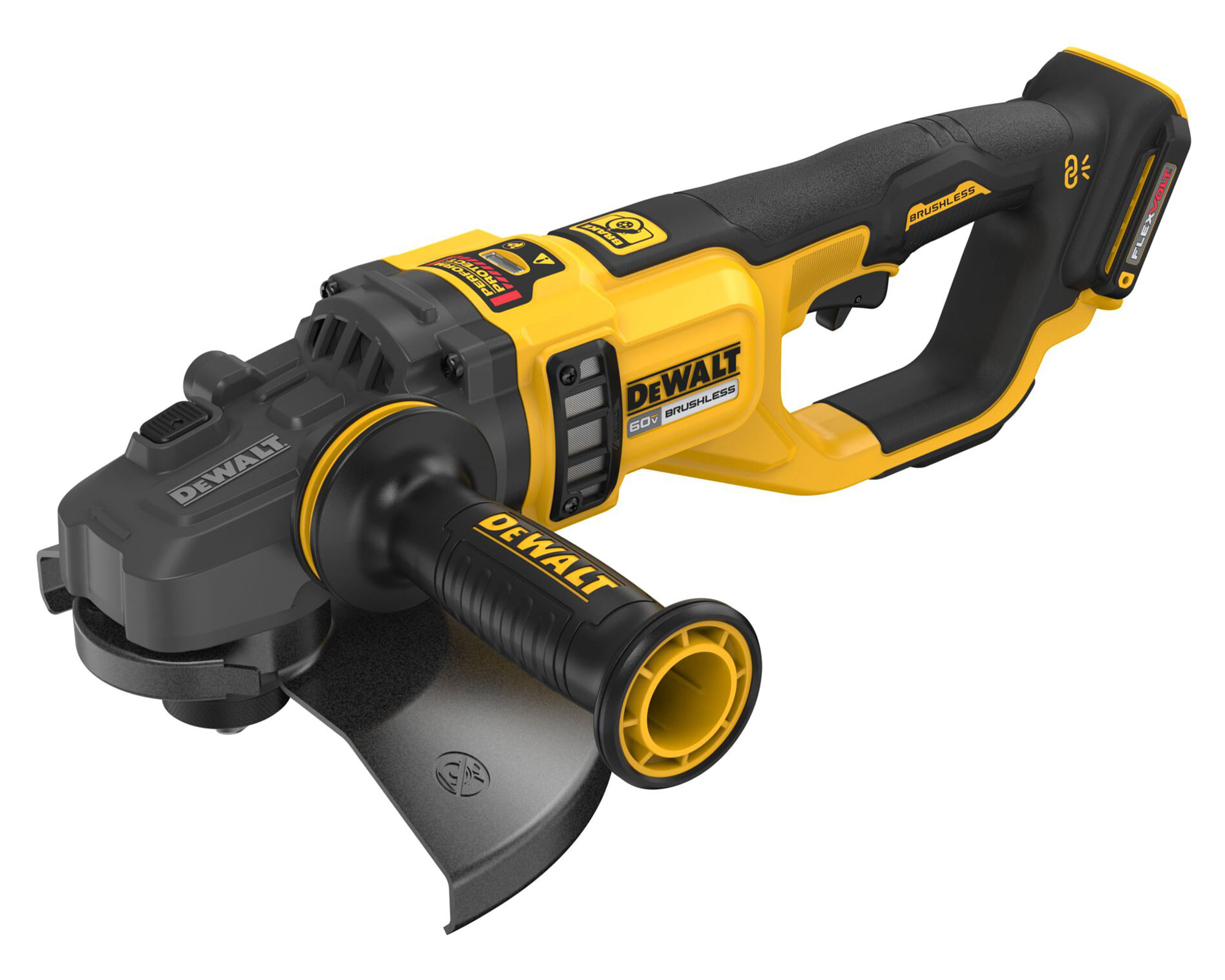 Esmeril angular inalámbrico 7" a 9" DCG460B-B2 60V