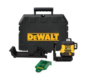 Nivel láser verde 3 líneas cruzadas 360° DCLE34031B