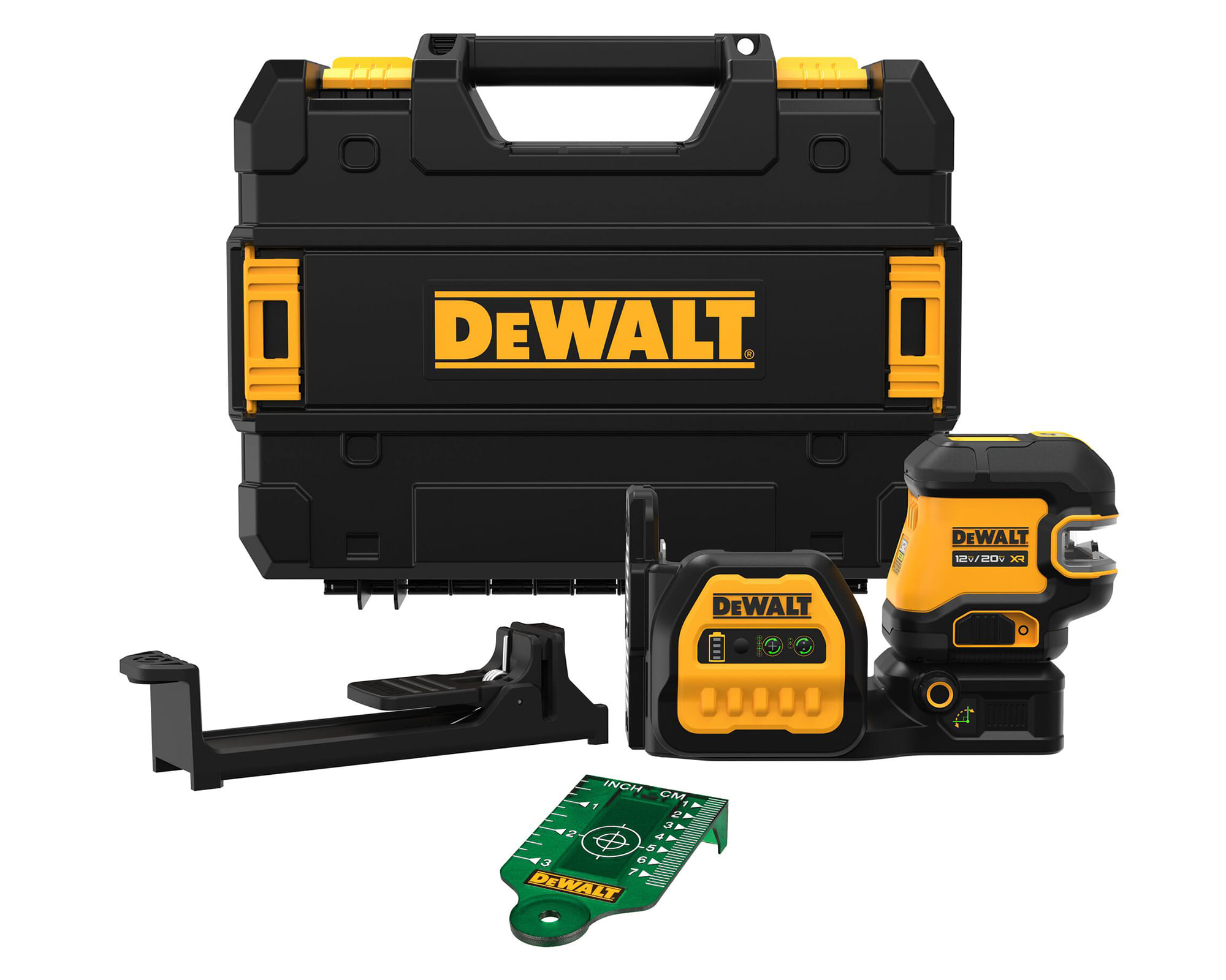 Nivel láser verde línea cruzada 20V Max DCLE34220GB
