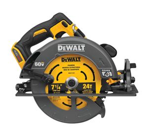 Kit sierra circular 7-1/4" 60V + 2 baterías 6 Ah + cargador + accesorios