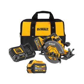 Kit sierra circular 7-1/4" 60V + 2 baterías 6 Ah + cargador + accesorios