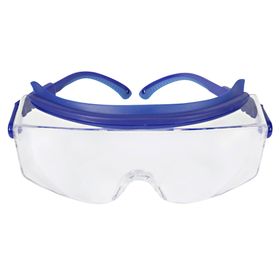 Antiparras policarbonato Top Gun transparente/azul