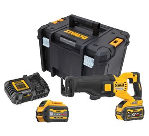 Kit sierra sable recíproca DCS389T2-B2 60V 1-1/8"